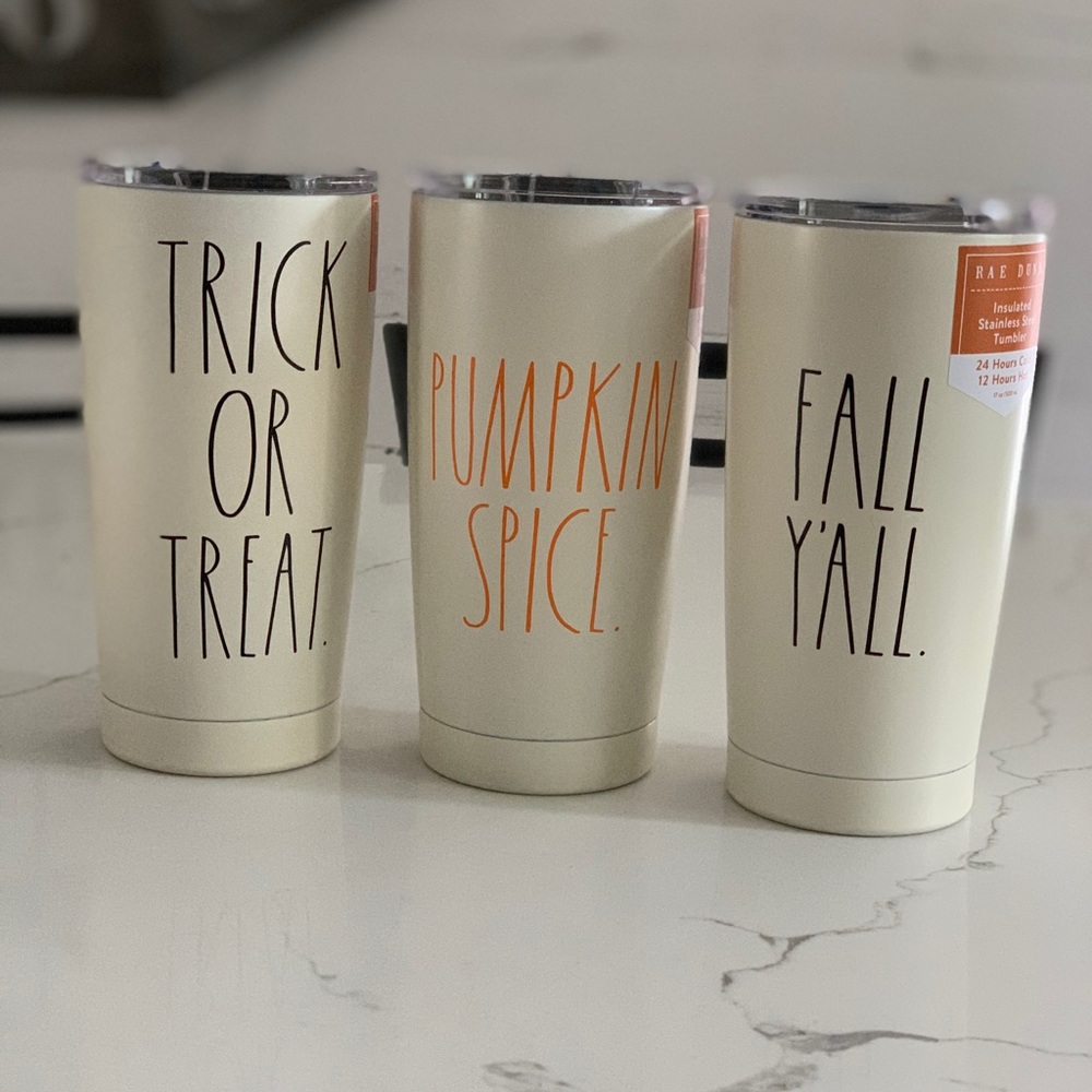 Rae Dunn Fall + Halloween Tumblers